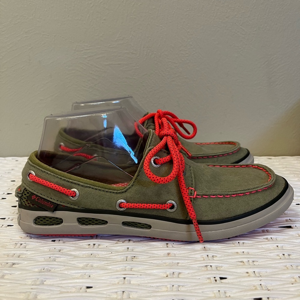 Columbia Vulc N Vent Canvas Boat Shoes